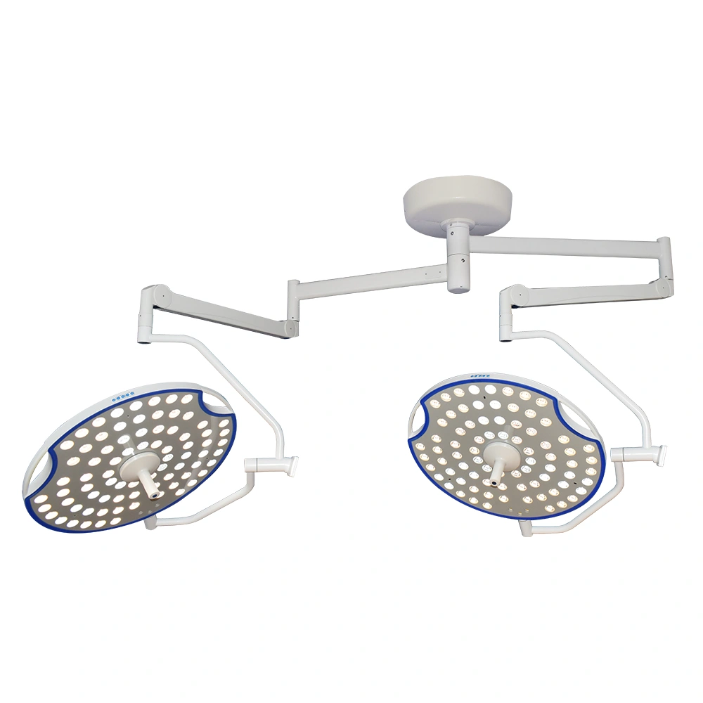 Sistema de iluminación quirúrgica LED sin sombras de doble cabezal 700-700-100