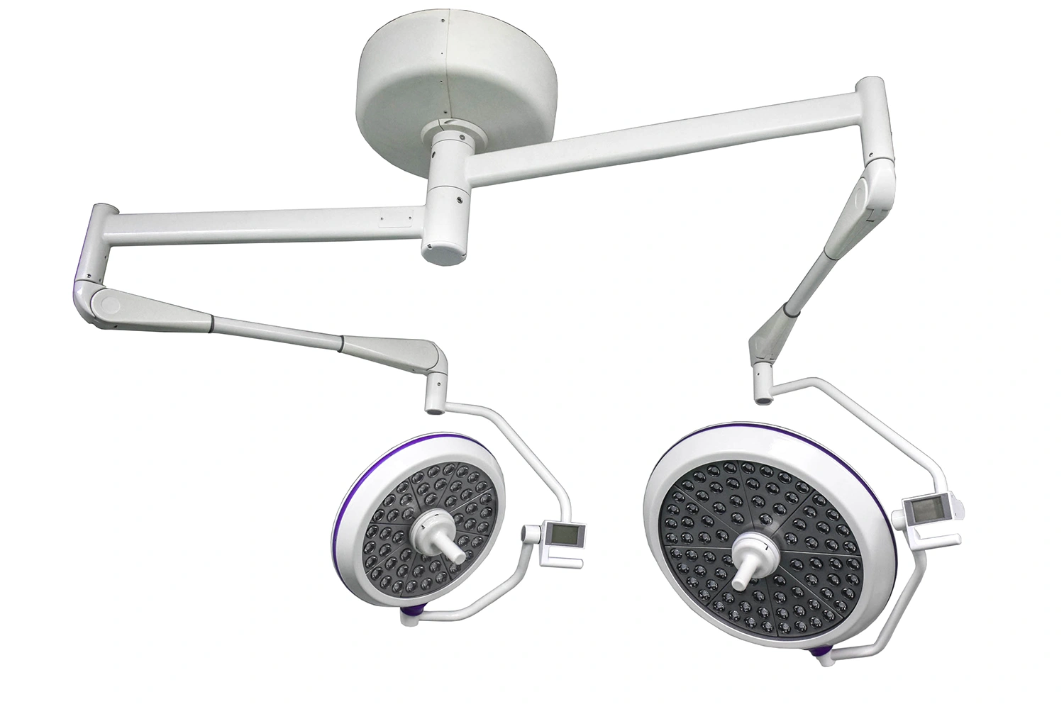 II LED 700 500 Dual-Head Ceiling-Mounted Surgical Light-101
